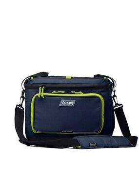 Coleman Navy Duffel Cooler Bag with Lime Trim